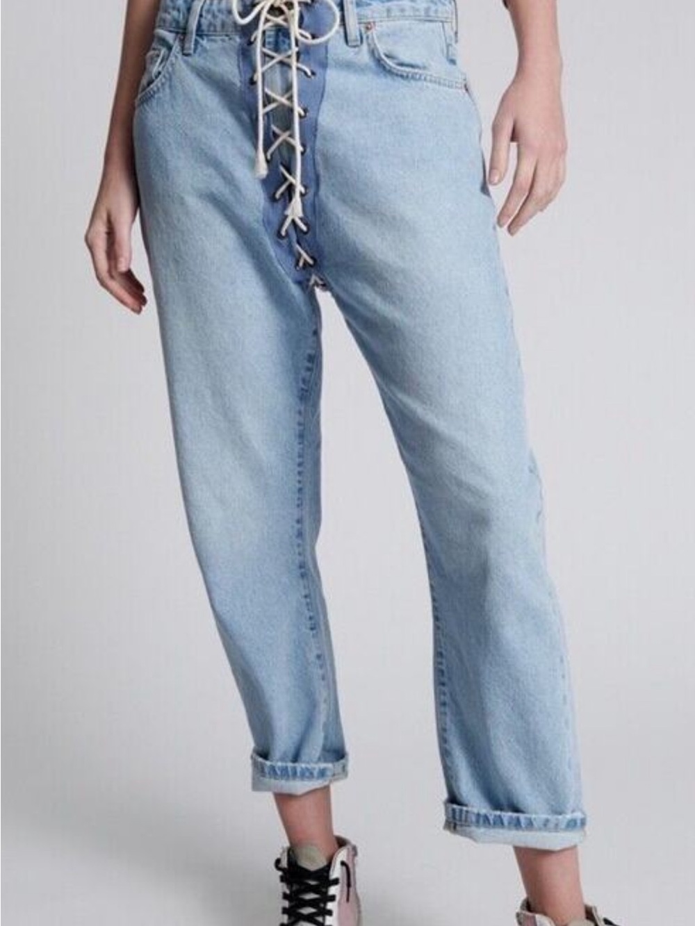 One Teaspoon laced bandit relaxed fit jeans